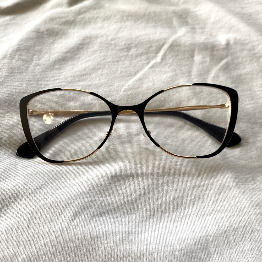 Blue light blocker cat eye glasses